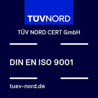ISO 9001 Certificate TÜV Nord ISO 9001 Certificate TÜV Nord